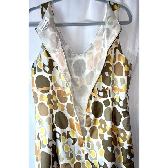 Chadwick’s Dress V-neck Sleeveless Ribbon Belt Lined Women’s Size 14 - Picture 4 of 10